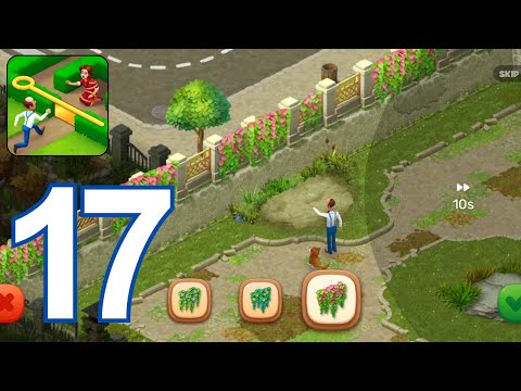 Gardenscapes - Gameplay Walkthrough | part 17 - Speedrun level 189 to 204 (iOS, Android)