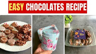 Rakhi Special Chocolate | Chocolate Making without Molds | Homemade Chocolate| Easy Chocolate Recipe