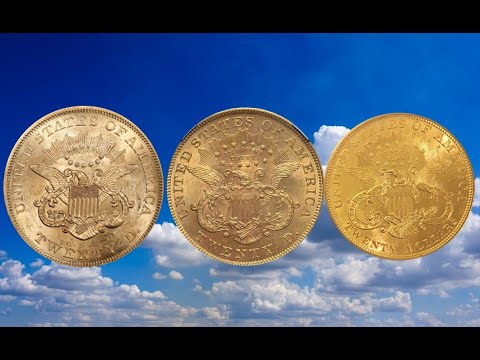 Liberty Head $20 Gold Double Eagle: Types 1, 2 & 3