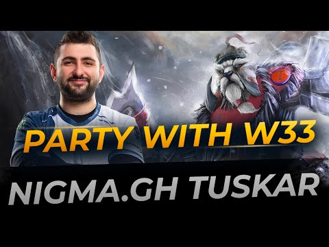 Nigma.Gh plays Tusk with w33 | Full Gameplay Dota 2 Replay