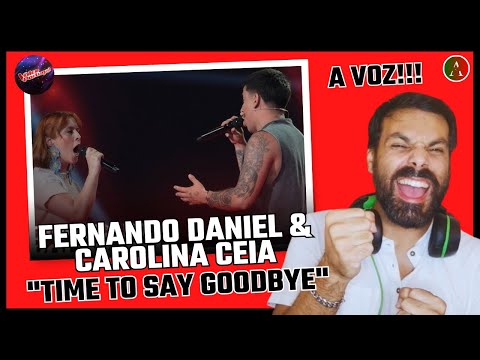 FERNANDO DANIEL - "Time To Say Goodbye" & Carolina Ceia | The Voice Portugal 2024 | REACT