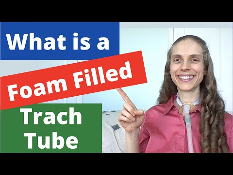 What is a Foam Filled Tracheostomy Tube. #shorts Life with a Vent