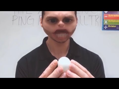 Lil Billy performs the Amazing Ping Pong Ball Trick at school for Show and Tell