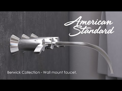 Berwick wall-mount faucet enhances any bathroom dcor