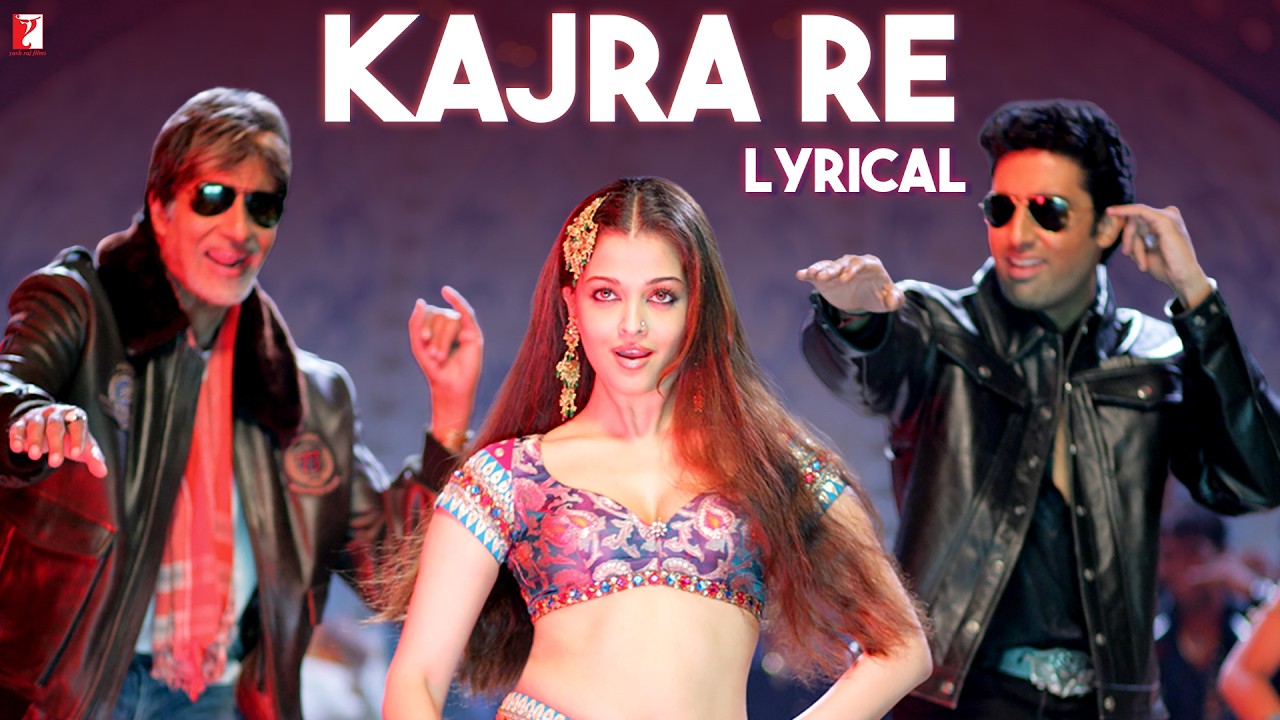 Kajra Re Lyrical Song | Aishwarya, Abhishek, Amitabh | Shankar-Ehsaan-Loy, Alisha, Javed, Gulzar