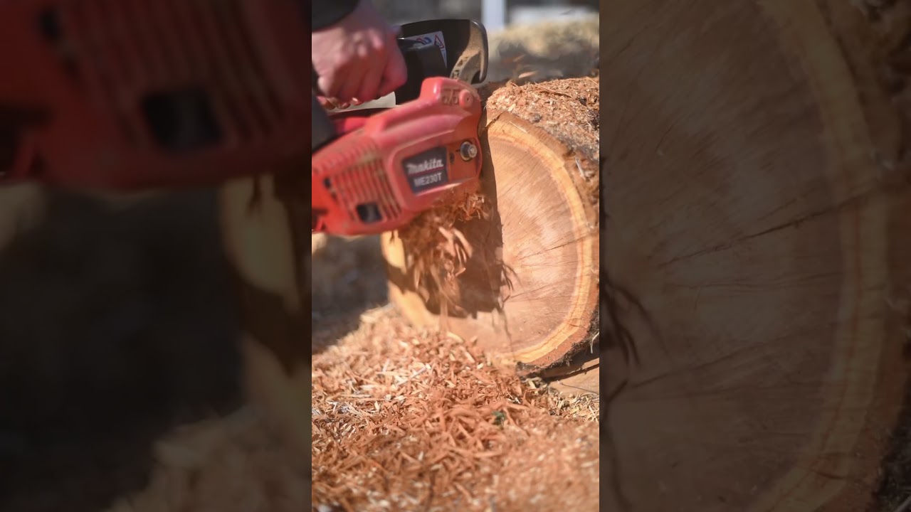 クラフトの必需品　マキタのチェーンソー　#woodworking #woodscraft #bushcraft #kuksa