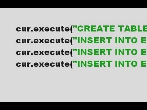 Python Sql Dbase Table Records Createdprinted