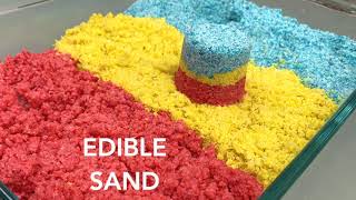 HOW TO MAKE EDIBLE SAND!