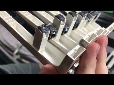 Yamaha P-95 Keyboard/Piano - How to repair rattling/loud keys, sagging keys, and stuck keys