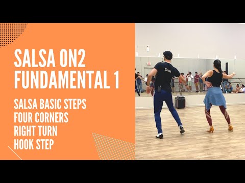 FUNDAMENTAL SALSA ON2 MAMBO SHINE: Salsa Basic Steps / Four Corners / Right Turn / Hook Step