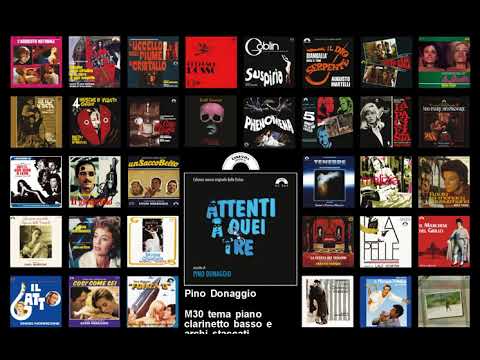 Pino Donaggio - M30 tema piano clarinetto basso e archi staccati