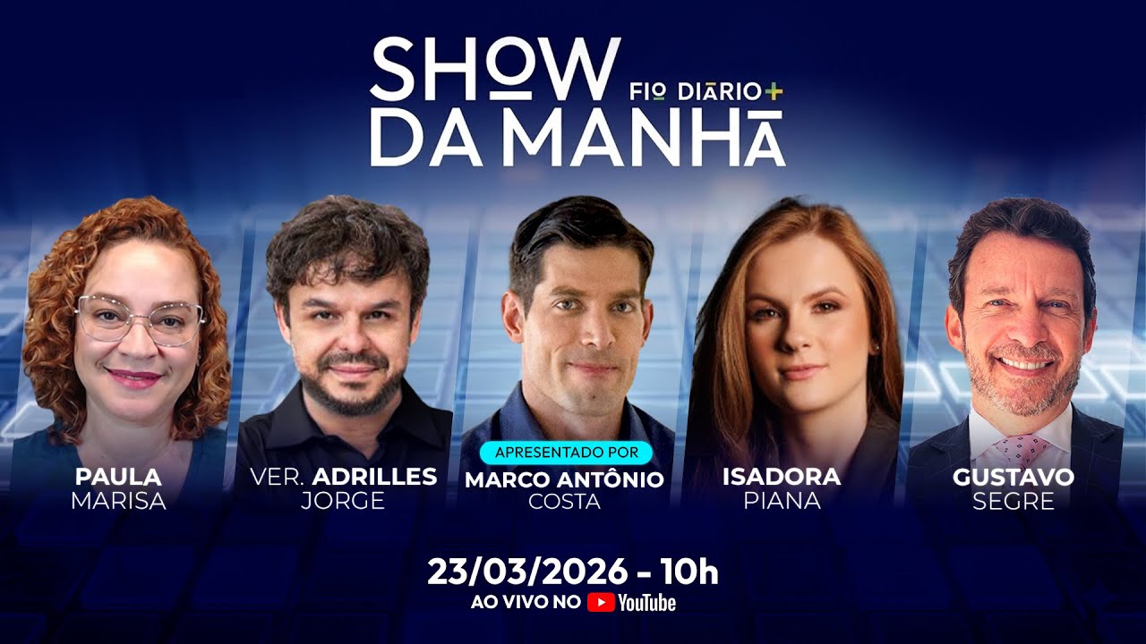 SHOW DA MANHÃ - O AVIÃO DE MENDONÇA: SERIA APENAS COINCIDÊNCIA? - 23/03/2026