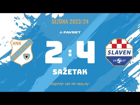 HNK Hrvatski Nogometni Klub Rijeka 2-4 NK Slaven B...