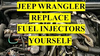 Fuel Injectors Replacement on Jeep Wrangler JK 2007-2011 - Watch How I Do It