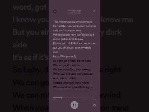 Collide - Justine Skye Feat. Tyga: Sped Up