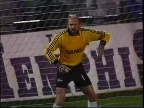 1988 1/32 финала Кубка УЕФА. 2-й матч. "Аустрия" - "Жальгирис". Обзор. Голы - в русском комментарии