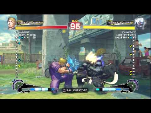 Super Street Fighter IV AE2012 - Nio-nio-878 (Cody) Vs maxwel-evo (Oni)