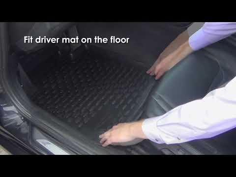 How to Fit Novline Rubber Floormats to a BMW