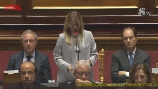 Governo, Meloni in Senato: «Si invoca mia presenza in Aula ma poi solo accuse e insulti»