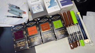 🌸Chatty Ink swatching and pen inking video🌸