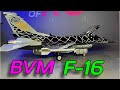 Unleashing the Power: The Epic Build of BVM 1/5 Scale F-16 RC Jet