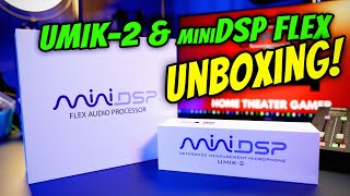 Video thumbnail for UMIK-2 and miniDSP FLEX UNBOXING | AWESOME things DO come in small boxes! by Home Theater Gamer
