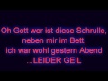 Deichkind - Leider Geil Lyrics [HQ] 