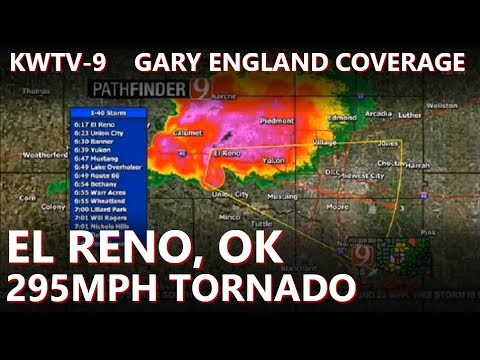 El Reno, OK Tornado - KWTV9 Gary England [31 May 2013]