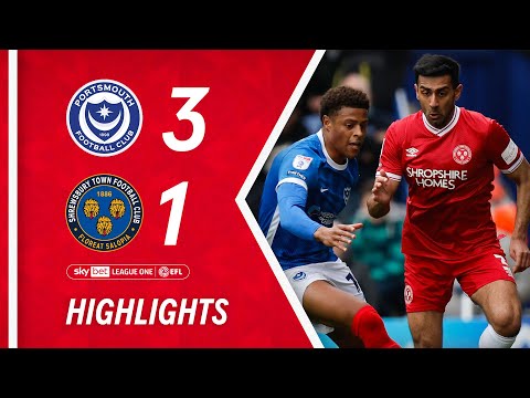 Portsmouth 3-1 Shrewsbury Town | 23/24 highlights