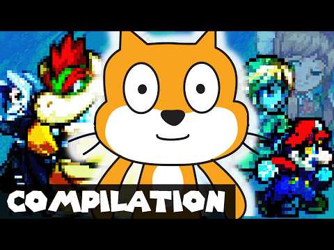 I made Smash Bros ANIMATIONS on SCRATCH (2025 Compilation)