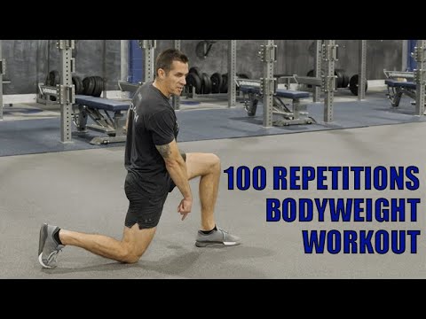 100 Reps All Bodyweight Workout to Do at Home