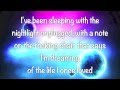 Owl City ~ Angels - Lyrics on Screen 