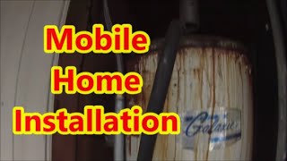 Mobile Home Water Heater Installation -Rheem Performance 30 Gallon
