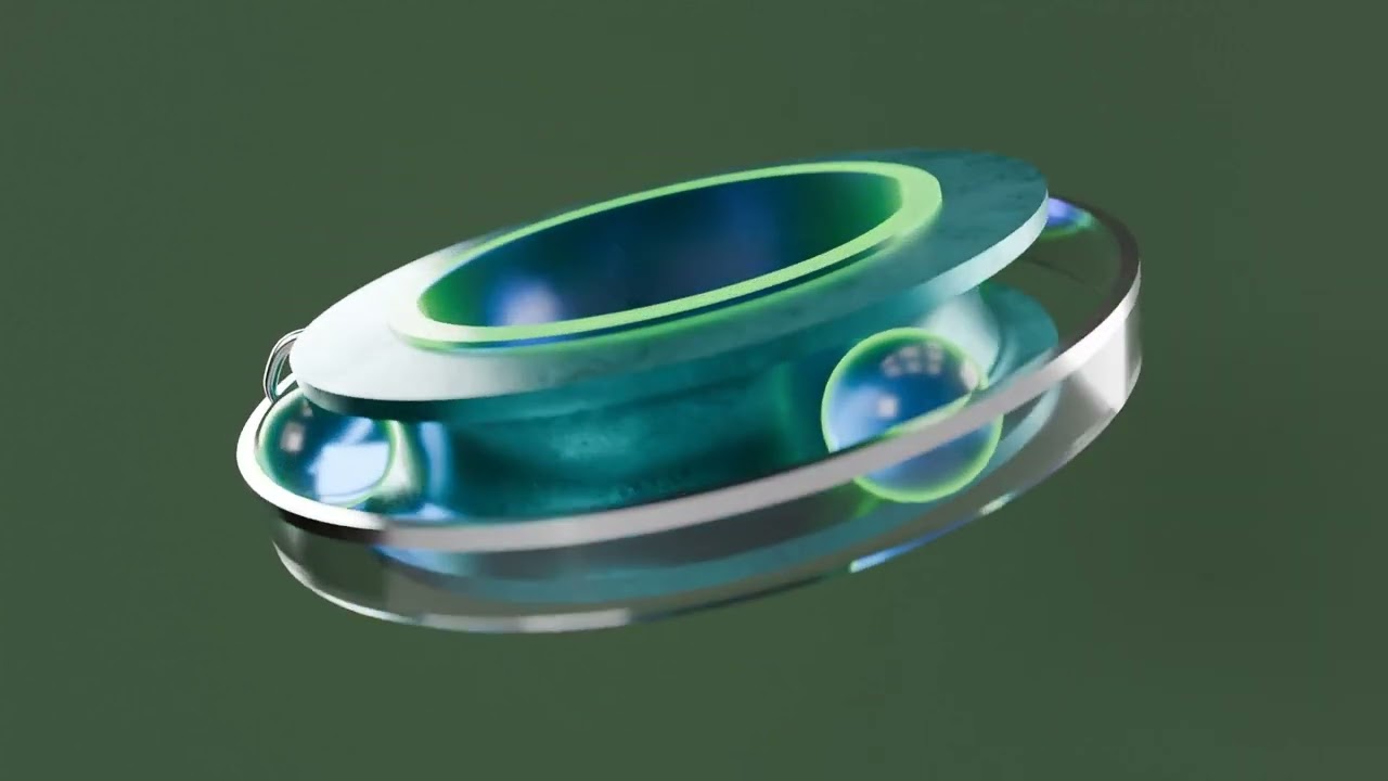 Stylized Mechanical Ball Bearing 3D Model
