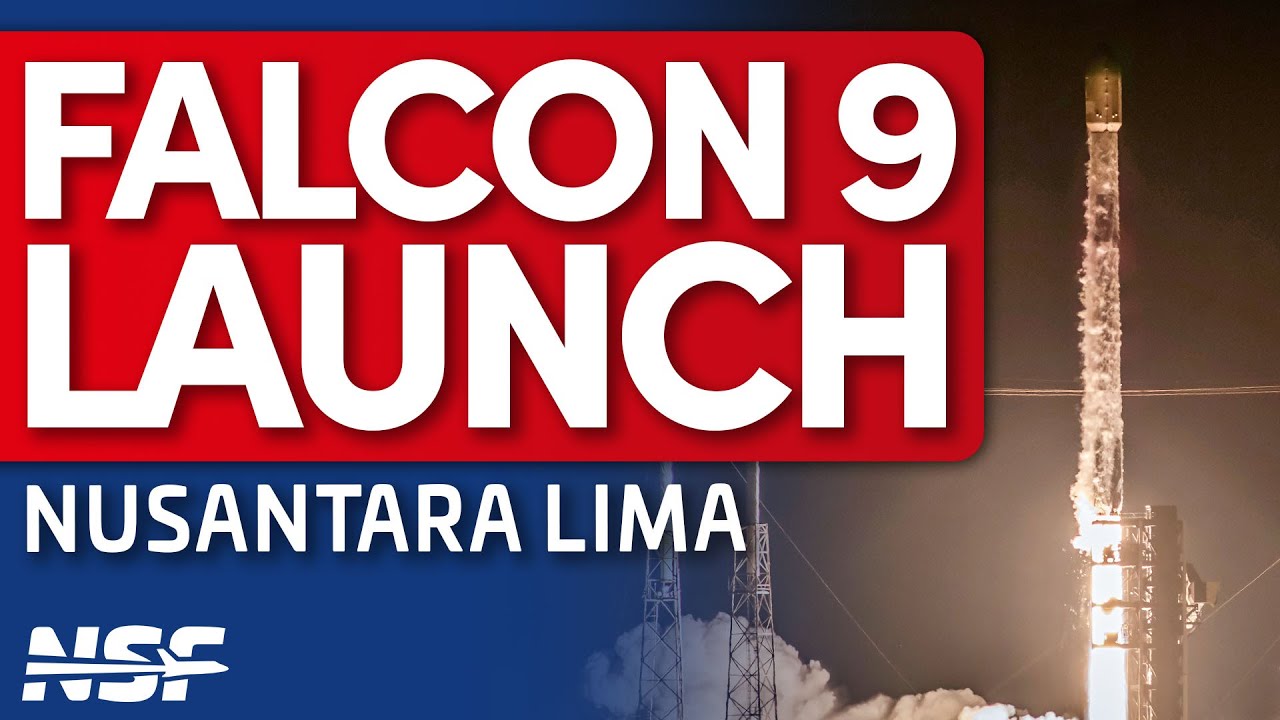 SpaceX Falcon 9 Launches Nusantara Lima - Attempt 3