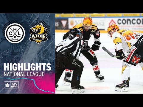 Lugano vs. Ajoie 5:1 – Highlights National League
