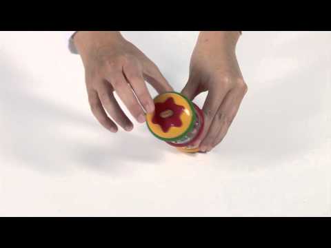 Відео огляд Брязкальце розвиваюча з різнокольоровими кульками