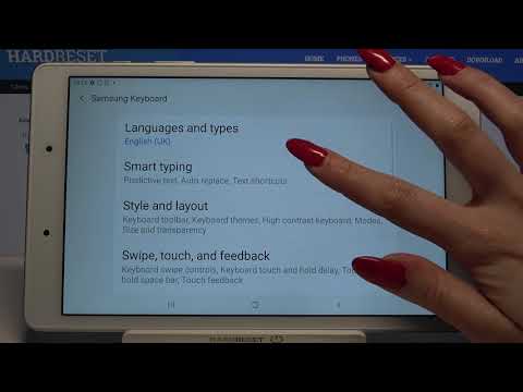 How to Turn On Auto Correction on SAMSUNG Galaxy Tab A 8.0 - Turn Off Auto Correction