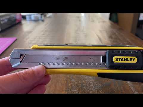 Changing the blades on The Stanley Fat Max Easy Peezy￼