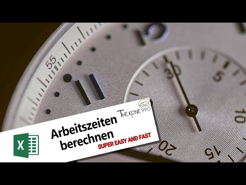 Arbeitszeit einfach ausrechnen - Tutorial Excel
