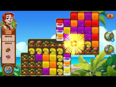 Lost Island Blast Adventure Level 1848 NO BOOSTERS - A S GAMING ✔️