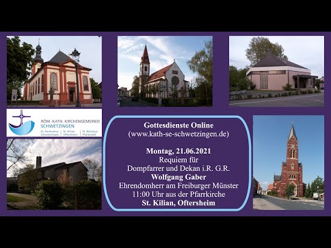 Requiem für Dompfarrer und Dekan i.R. G.R. Wolfgang Gaber, Ehrendomherr am Freiburger Münster