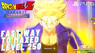 How to Maxed Level FAST in Trunks DLC!!! Dragon Ball Z: Kakarot Warrior of Hope | PS5