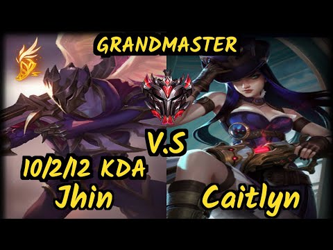Yoona (JHIN) vs CAITLYN - 10/2/12 KDA BOTTOM ADC GAMEPLAY - NA Ranked GRANDMASTER