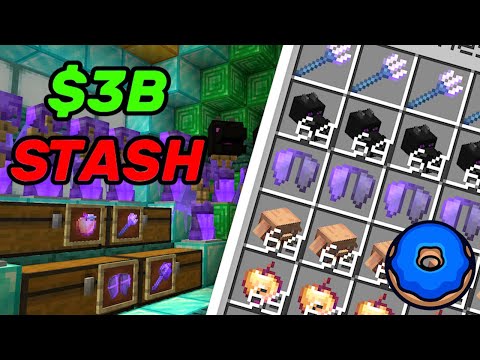 I Built a $3B STASH on Donut SMP (pls don't raid)