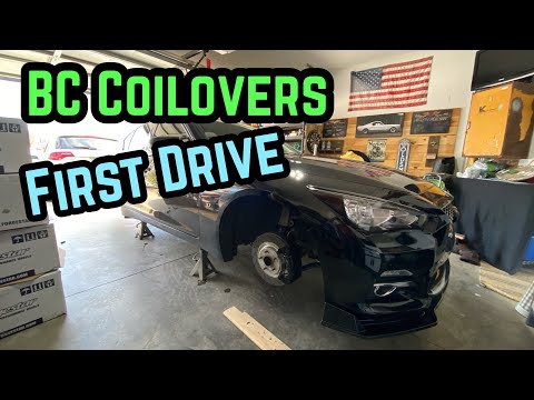 Q50 BC Racing Coilovers First Impressions