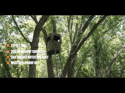 The Lockdown™ 21' 360 - The Ultimate Ladder Stand!