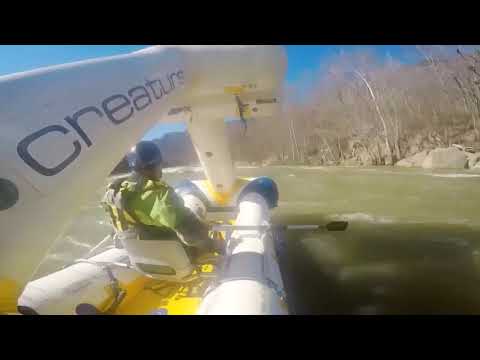 Creature Craft in Double Z on the New River at 11.5 foot