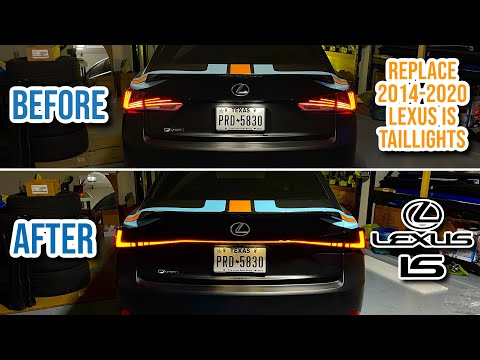 Update/Replace 2014-2020 Lexus IS Taillights