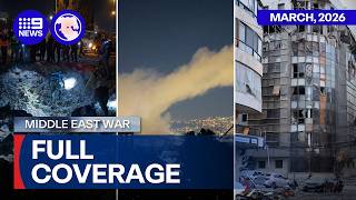 LATEST: Middle East conflict enters third day | 9 News Australia